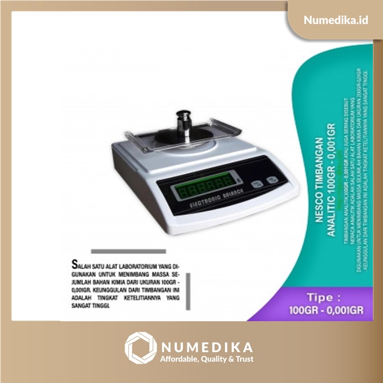 Analitic Scale Nesco 100 gr - 0.001 gr